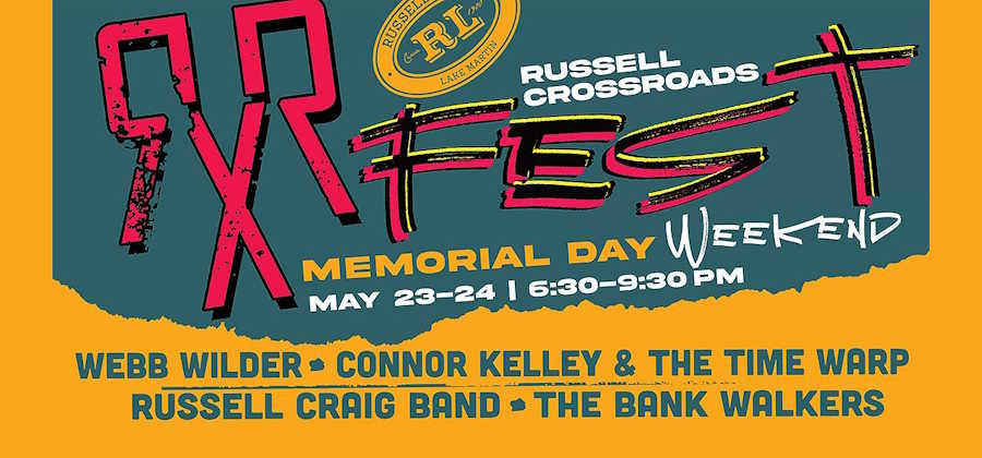RXR Festival at Russell Crossroads Poster