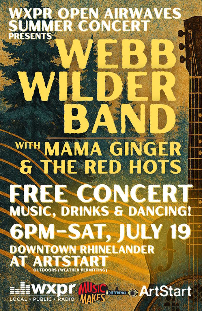WXPR Open Airwaves Summer Concert Poster