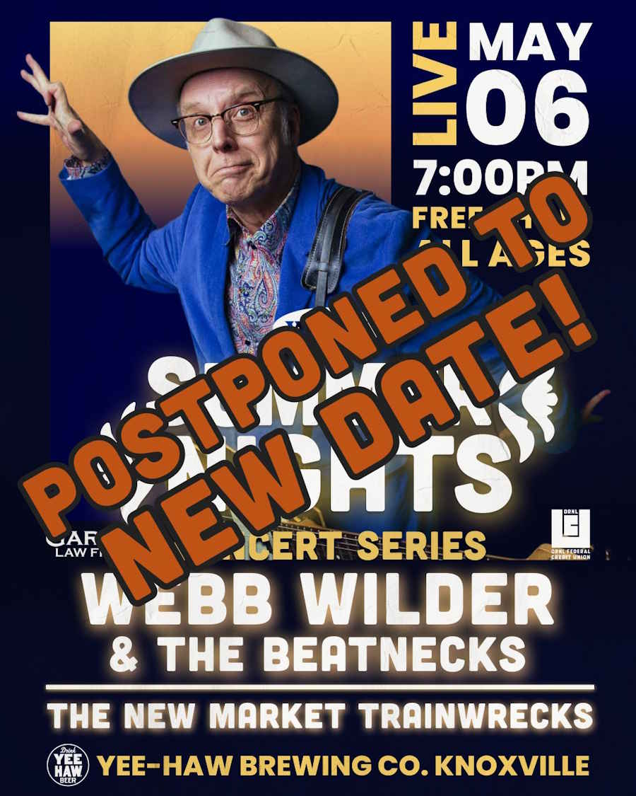 Webb Wilder WDVX Yee-Haw May 6th 2026 Poster